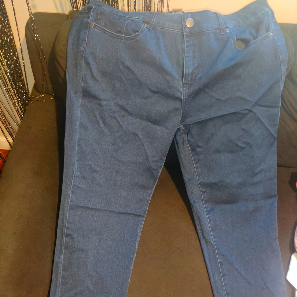 Deep blue jeans size 16